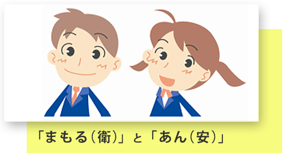 「まもる」君と「あん」ちゃん